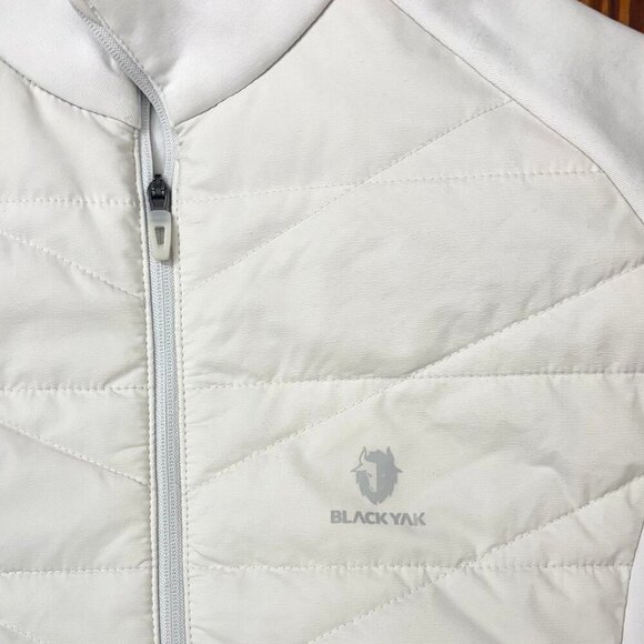 NWOT BLACKYAK Insulated Half Zip, White, Size XS - Picture 5 of 9